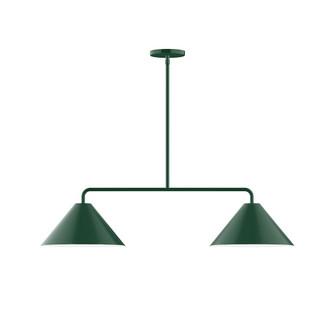 Axis Two Light Linear Pendant in Forest Green (518|MSG422-42)