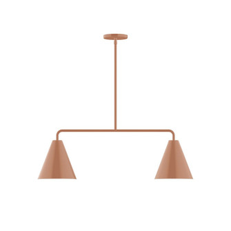 Axis Two Light Linear Pendant in Terracotta (518|MSG420-19)