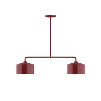 Axis Two Light Linear Pendant in Barn Red (518|MSG419-55)