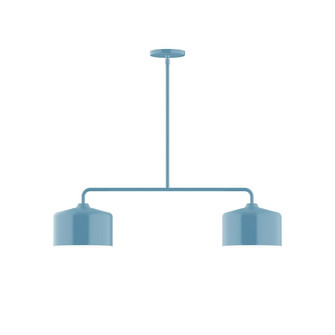 Axis Two Light Linear Pendant in Light Blue (518|MSG419-54)