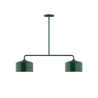 Axis Two Light Linear Pendant in Forest Green (518|MSG419-42)