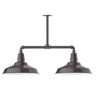 Warehouse LED Pendant in Architectural Bronze (518|MSD184-51-W16-L13)