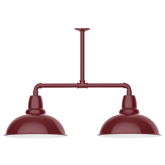 Cafe LED Pendant in Barn Red (518|MSD108-55-T48-L13)