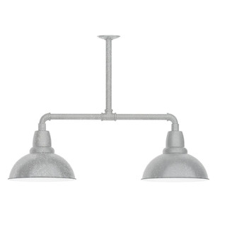 Cafe LED Pendant in Painted Galvanized (518|MSD106-49-T48-L12)