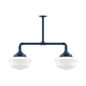 Schoolhouse Two Light Pendant in Navy (518|MSD021-50-T30)