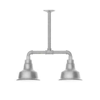 Warehouse LED Pendant in Painted Galvanized (518|MSB180-49-T24-L10)