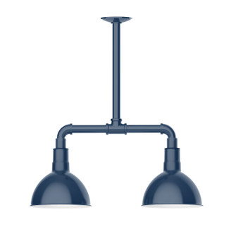 Deep Bowl Two Light Pendant in Navy (518|MSB114-50-T48)