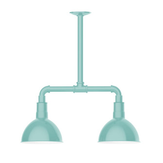 Deep Bowl Two Light Pendant in Sea Green (518|MSB114-48-T24-G05)