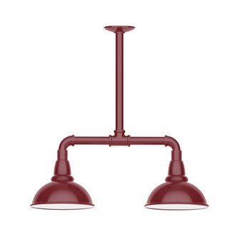 Cafe LED Pendant in Barn Red (518|MSB105-55-T48-L10)