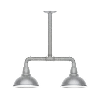 Cafe LED Pendant in Painted Galvanized (518|MSB105-49-W08-L10)