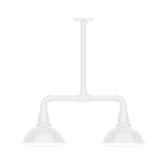 Cafe Two Light Pendant in White (518|MSB105-44-G05)