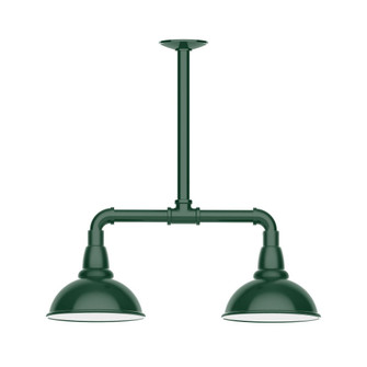 Cafe Two Light Pendant in Forest Green (518|MSB105-42-T48-G05)