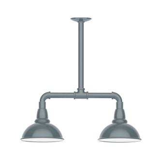 Cafe Two Light Pendant in Slate Gray (518|MSB105-40-T36-G05)