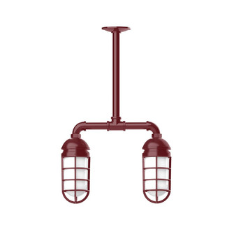 Vaportite Two Light Pendant in Barn Red (518|MSA050-55-G07)