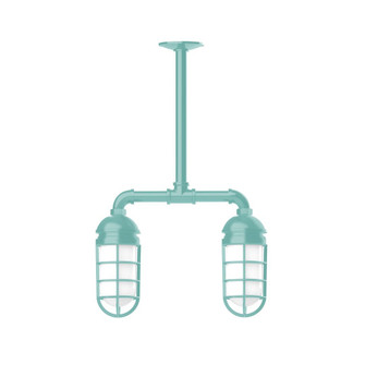 Vaportite Two Light Pendant in Sea Green (518|MSA050-48-T24-G07)