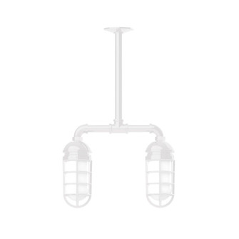 Vaportite Two Light Pendant in White (518|MSA050-44-T36-G07)