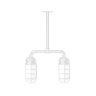 Vaportite Two Light Pendant in White (518|MSA050-44-T36)