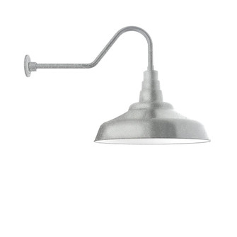 Warehouse LED Gooseneck Wall Light in Painted Galvanized (518|GNC187-49-L14)