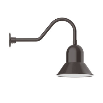 Prima LED Gooseneck Wall Light in Architectural Bronze (518|GNB123-51-L12)