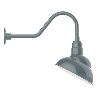 Emblem LED Gooseneck Wall Light in Slate Gray (518|GNB121-40-S03-L12)