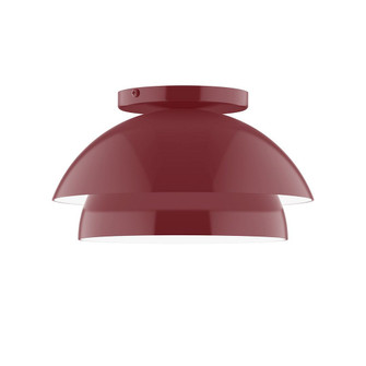 Nest LED Flush Mount in Barn Red (518|FMDX445-55-L10)