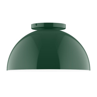 Axis One Light Flush Mount in Forest Green (518|FMD432-42)