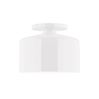 J-Series One Light Flush Mount in White (518|FMD419-44)