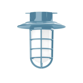 Vaportite One Light Flush Mount in Light Blue (518|FMC052-54-G07)