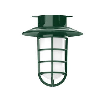 Vaportite One Light Flush Mount in Forest Green (518|FMC052-42)