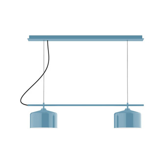 Axis Two Light Linear Chandelier in Light Blue (518|CHE419-54-C21)