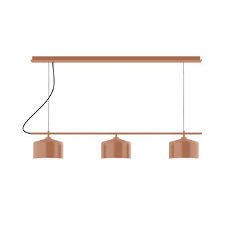 Axis Three Light Linear Chandelier in Terracotta (518|CHD419-19-C04)