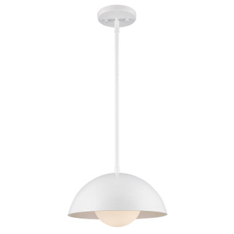 One Light Pendant in White (110|PND-2240 WH)