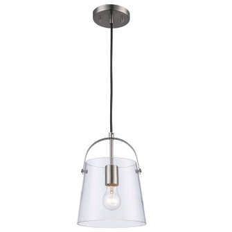One Light Pendant in Brushed Nickel (110|PND-2175 BN)