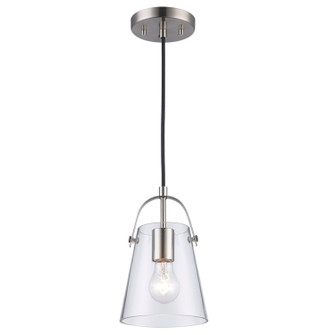 One Light Pendant in Brushed Nickel (110|PND-2174 BN)
