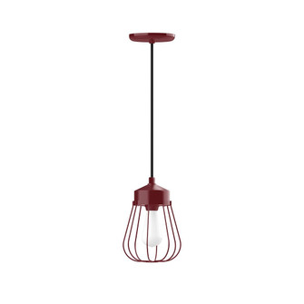 Vintage One Light Pendant in Barn Red (518|PEB010-55-C25)