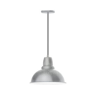 Cafe LED Pendant in Painted Galvanized (518|PEB107-49-W14-L13)