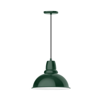 Cafe LED Pendant in Forest Green (518|PEB107-42-W14-L13)