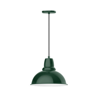 Cafe LED Pendant in Forest Green (518|PEB107-42-C26-L13)