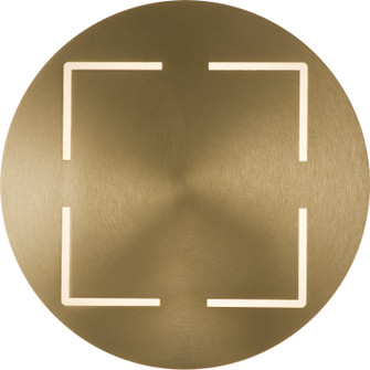 Shield LED Wall Sconce in Brushed Champagne (463|PW131140-BC)