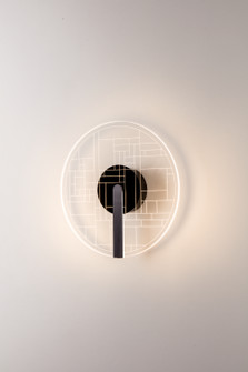 Circuit LED Wall Sconce in Satin Dark Gray (463|PW030051-SDG/CL)