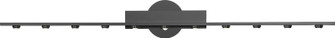 Leonardo LED Wall Sconce in Satin Dark Gray (463|PW030029-SDG)