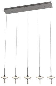 Light-Year LED Chandelier in Chrome/Gray (463|PP121807-CM/GY)