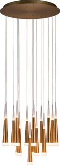 Meteor LED Chandelier in Brushed Gold (463|PP120105-BG)