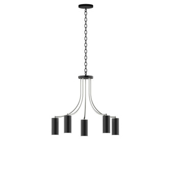 J-Series LED Chandelier in Black with Brushed Nickel (518|CHN418-41-96-L10)