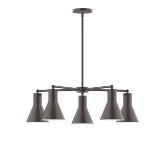 J-Series LED Chandelier in Architectural Bronze (518|CHC436-51-L10)