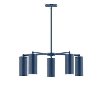 J-Series Five Light Chandelier in Navy (518|CHC418-50)