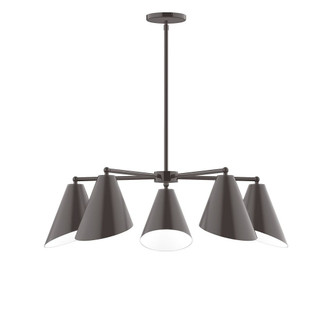J-Series LED Chandelier in Architectural Bronze (518|CHC415-51-L10)