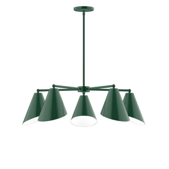 J-Series LED Chandelier in Forest Green (518|CHC415-42-L10)