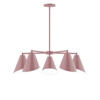 J-Series Five Light Chandelier in Mauve (518|CHC415-20)