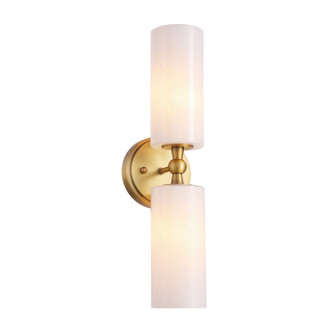 Ortona Two Light Wall Sconce in Rembrandt Brass (508|KWS0108-2ANB)